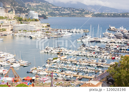 ヨーロッパ、モナコの風景 120028198