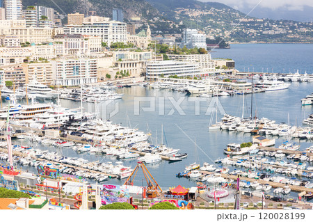 ヨーロッパ、モナコの風景 120028199