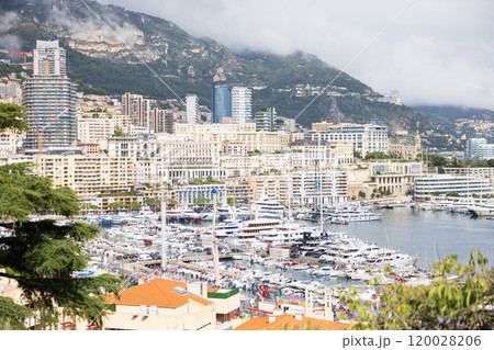 ヨーロッパ、モナコの風景 120028206