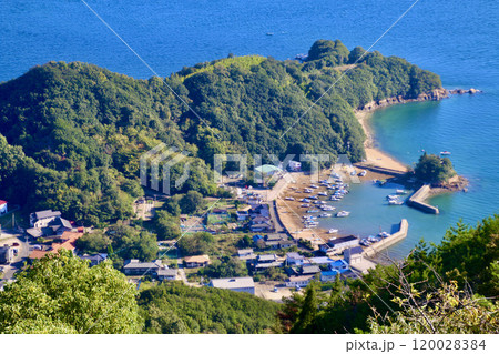 高見山展望台から眺望(広島県・尾道市) 高見山展望台から眺望(広島県・尾道市) 120028384