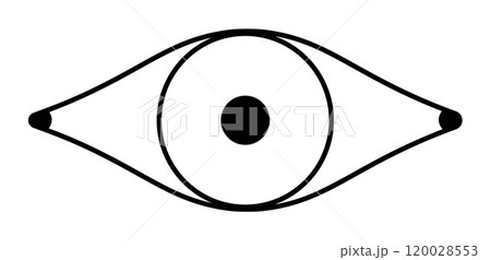 Eye line icon logo symbol Eye line icon logo symbol 120028553