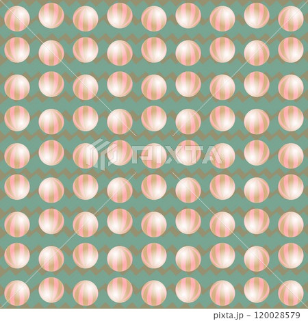 クリスマスボール飾りの壁紙イラスト 120028579