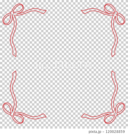 Red bow or ribbon frame outline for Christmas, New Year decoration, background, backdrop, wallpaper, ad template, wedding card, polaroid frame, breast cancer, campaign banner, social media post, print Red bow or ribbon frame outline for Christmas, New Year decoration, background, backdrop, wallpaper, ad template, wedding card, polaroid frame, breast cancer, campaign banner, social media post, print 120028859