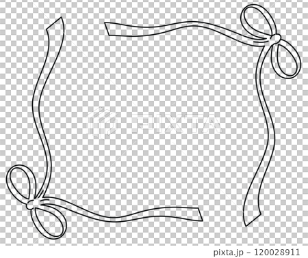 Bow or ribbon frame outline for Christmas, New Year decoration, background, backdrop, wallpaper, ad template, wedding card, polaroid frame, breast cancer, campaign banner, social media post, print Bow or ribbon frame outline for Christmas, New Year decoration, background, backdrop, wallpaper, ad template, wedding card, polaroid frame, breast cancer, campaign banner, social media post, print 120028911