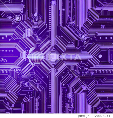 繰り返しシームレスな基盤のイラスト素材 紫色 繰り返しシームレスな基盤のイラスト素材 紫色 120028934