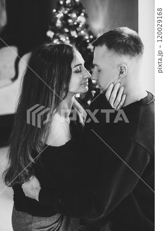 A couple of guys and a girl are beautiful and 120029168