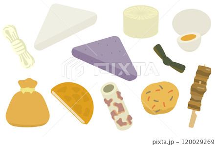 おでんの具のイラスト おでんの具のイラスト 120029269