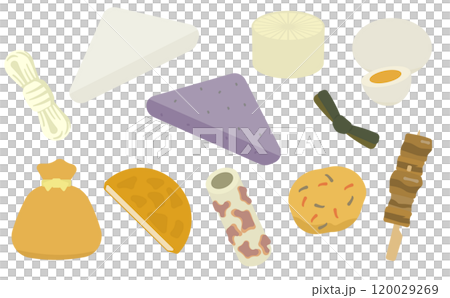 おでんの具のイラスト おでんの具のイラスト 120029269