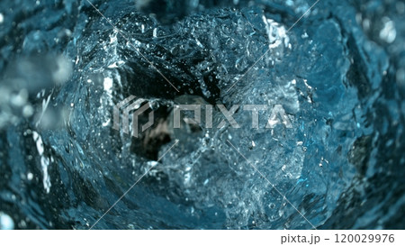 Freeze Motion of Rotating Water in Twister Shape Freeze Motion of Rotating Water in Twister Shape 120029976