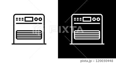ガスファンヒーターのシンプルなラインアイコン 120030448