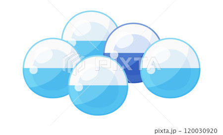 カプセルトイで同じものばかりかぶって出たイラスト 120030920