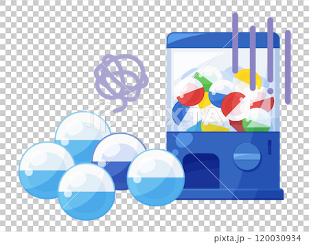 カプセルトイで同じものばかりかぶって出たイラスト カプセルトイで同じものばかりかぶって出たイラスト 120030934