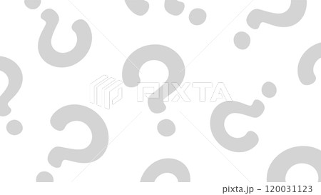 はてなマークが並んだ背景イラスト_16:9 はてなマークが並んだ背景イラスト_16:9 120031123