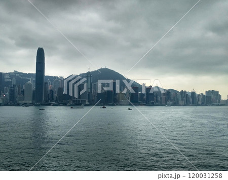 Hong Kong city. Vibrant and bustling streets of Hong Kong come alive with a kaleidoscope of colorful signs, bustling markets, and a rich tapestry of urban life 120031258