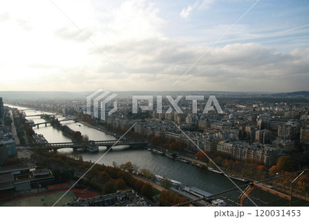 Paris panorama, France, European cityscape, streets landscape. A breathtaking panorama of Paris, showcasing the charming European cityscape with its iconic streets and landmarks. Paris panorama, France, European cityscape, streets landscape. A breathtaking panorama of Paris, showcasing the charming European cityscape with its iconic streets and landmarks. 120031453