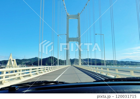 車内からの白鳥大橋の風景 120031715