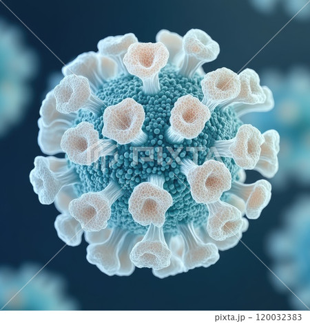Cellular defense: leukocytes under a microscope, showcasing their critical role in immune system, highlighting intricate structures and processes that protect body from infections and diseases 120032383