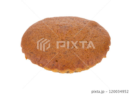banana cake isolated on white background 120034952
