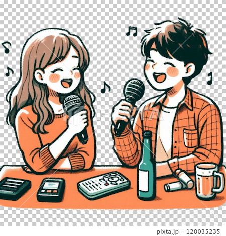 二人でカラオケ 120035235