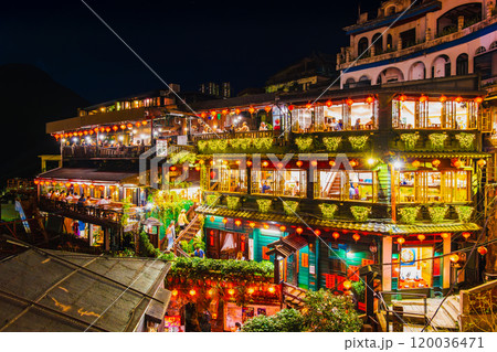 台湾 夜の九份 台湾 夜の九份 120036471