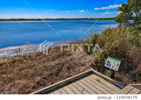 北海道 苫小牧市にある ウトナイ湖 北海道 苫小牧市にある ウトナイ湖 120036576