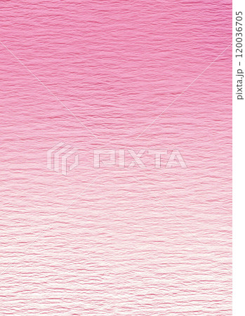 桜色グラデーションの和紙（和風背景画） 120036705