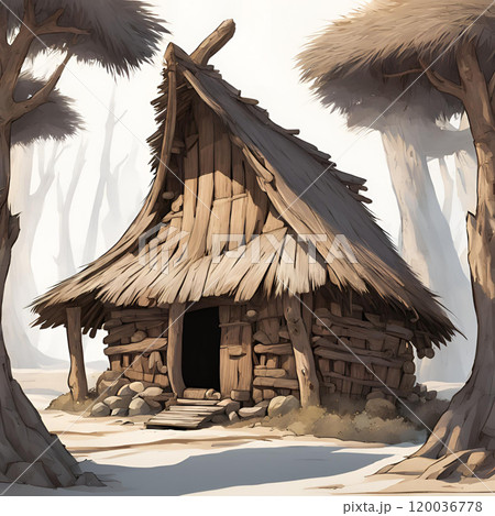 a wooden house in the forest a wooden house in the forest 120036778