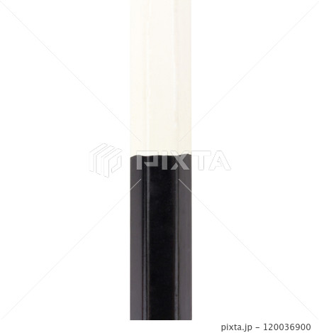 pencil. crayon. white and black. twin. on white background 120036900