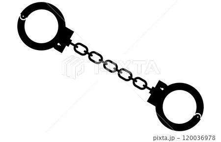 手錠のアイコンイラスト 120036978