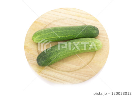 cucumbers isolated on white background 120038012