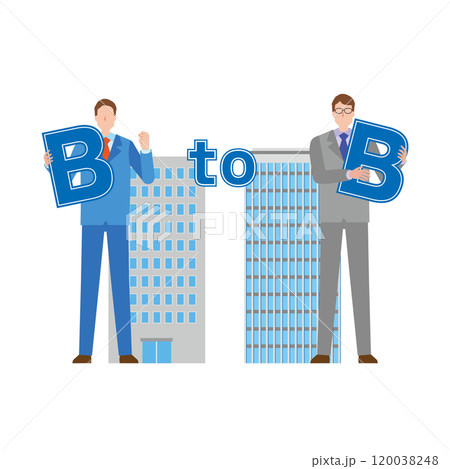 BtoBビジネスのイメージイラスト 120038248
