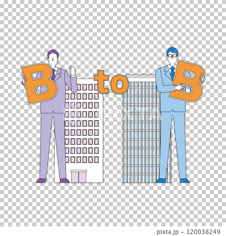 BtoB business image illustration 120038249