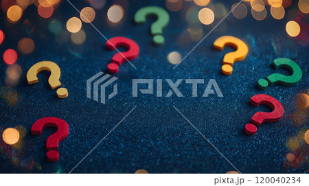 疑問符がうかんだ背景 疑問符がうかんだ背景 120040234