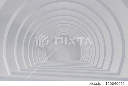 Empty  white space interior with sunlight and shadow, 3d rendering 120040951