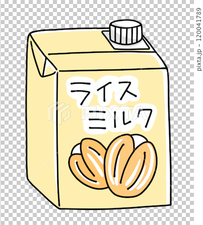 ゆるめシンプルライスミルク　ベタ塗り 120041789