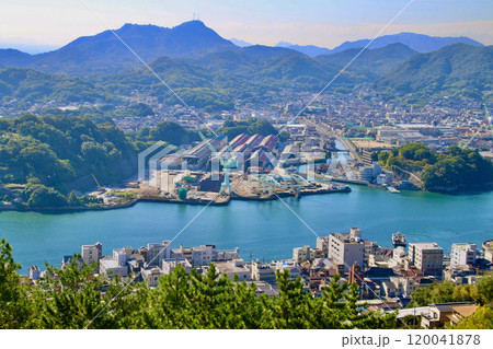 展望デッキからの眺望・千光寺公園(広島県・尾道市) 展望デッキからの眺望・千光寺公園(広島県・尾道市) 120041878