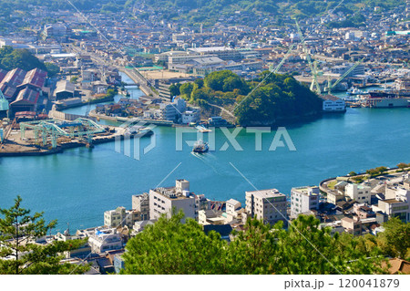 展望デッキからの眺望・千光寺公園（広島県・尾道市） 120041879