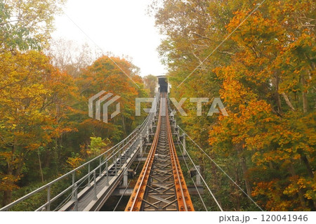 札幌もいわ山ロープウェイから見た風景（山頂駅手前） 120041946