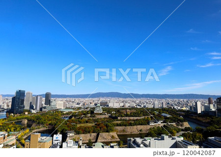 ザ・ファインタワー大手前、大阪、天満橋、タワーマンションのラウンジから見る、大阪城、天満橋、京橋、 120042087