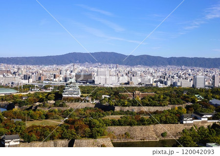 ザ・ファインタワー大手前、大阪、天満橋、タワーマンションのラウンジから見る、大阪城、天満橋、京橋、 120042093