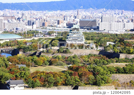 ザ・ファインタワー大手前、大阪、天満橋、タワーマンションのラウンジから見る、大阪城、天満橋、京橋、 120042095