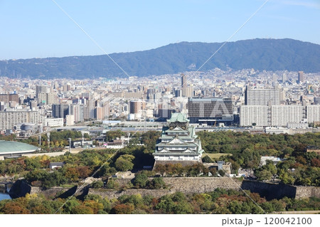 ザ・ファインタワー大手前、大阪、天満橋、タワーマンションのラウンジから見る、大阪城、天満橋、京橋、 120042100