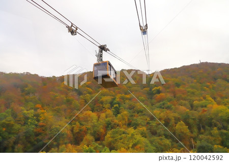 札幌もいわ山ロープウェイから見た風景 札幌もいわ山ロープウェイから見た風景 120042592