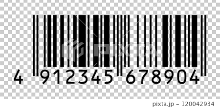 A 13-digit JAN code with a shortened height - a compact truncated Japanese standard barcode dummy material A 13-digit JAN code with a shortened height - a compact truncated Japanese standard barcode dummy material 120042934