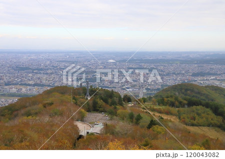 札幌藻岩山（もいわ山）展望台から見る風景 120043082
