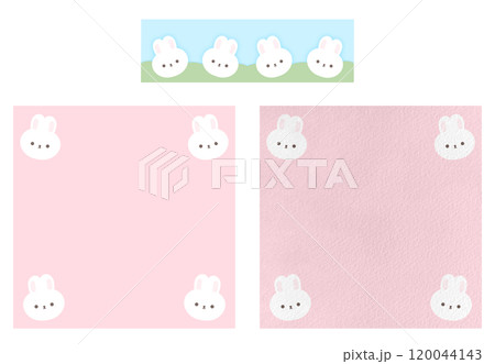 Pink Rabbit Paper With Rabbit Garden Tape Memo Paper Memo Pad Note Pad Paper Post It Digital Blank Paper Blank Note 120044143
