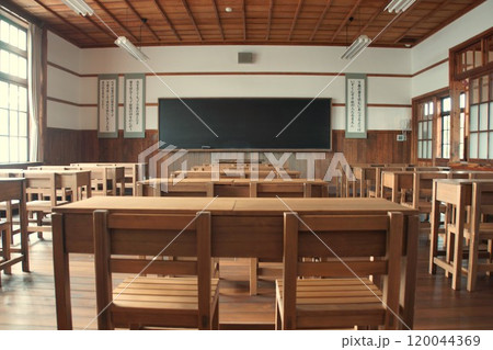 萩の町並み　旧明倫館跡教室（旧萩小学校跡） 120044369