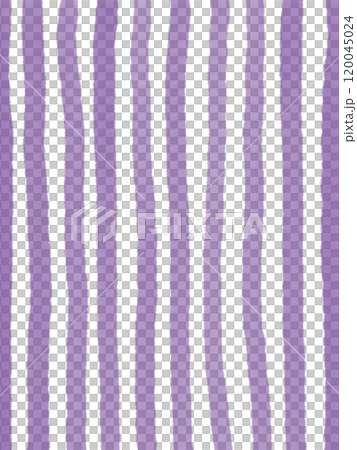 水彩手繪紫色條紋背景素材-透明PNG 120045024