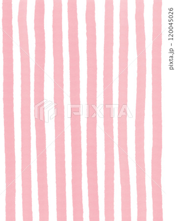 水彩手描きピンクストライプの背景素材 - 透過PNG 水彩手描きピンクストライプの背景素材 - 透過PNG 120045026