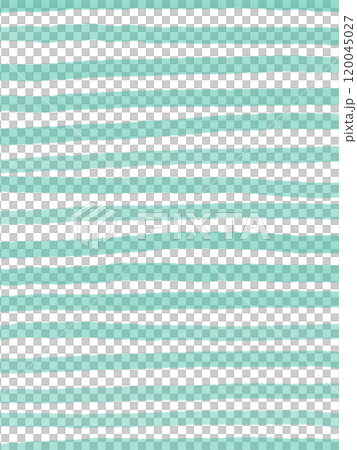 Watercolor hand-painted striped background material - mint green transparent PNG 120045027